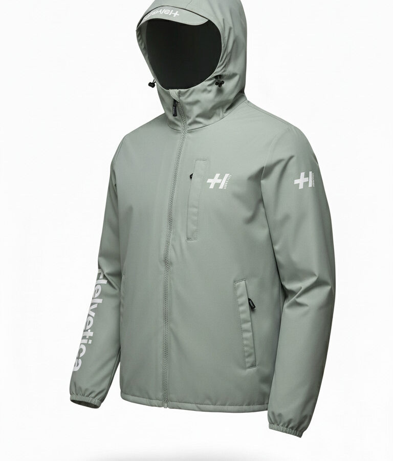 TRACK 2 69€ 🌞 Veste Coupe-Vent Helvetica Tilleul