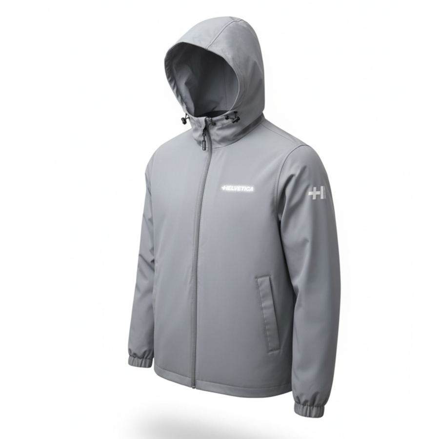 RIVE (gris) 69€ 🌞 Veste Coupe-Vent Helvetica