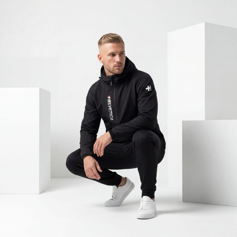 RACINE Veste Softshell Helvetica Black Pro - Imperméable & Coupe-vent